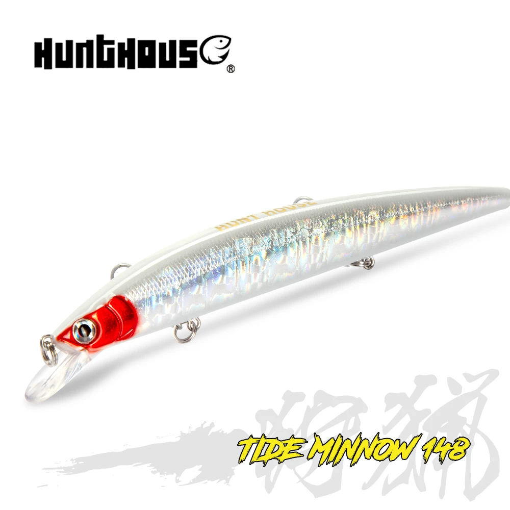 Hunthouse Tide Minnow Slim 148F 22 8 г рыболовные приманки Плавающие жесткие для морской форели