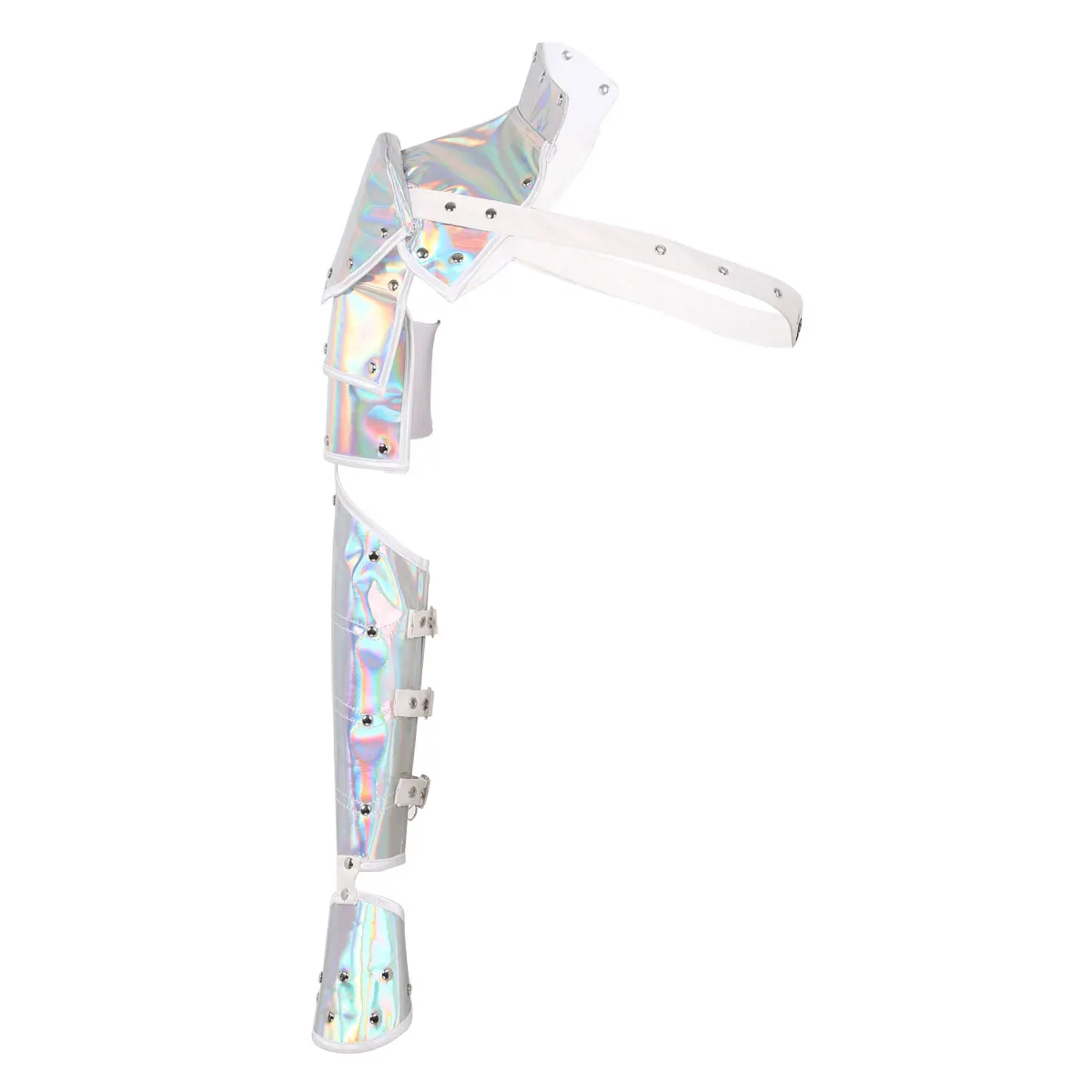 Мужской и Женский костюм для косплея готический из искусственной кожи в стиле