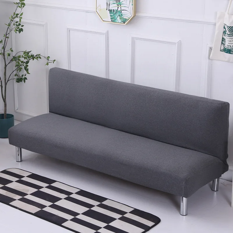 Плотный плюшевый чехол для дивана и кровати полноразмерный без подлокотника