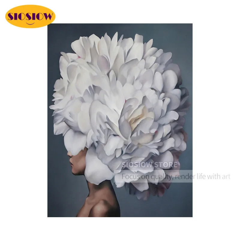 Набор для алмазной вышивки сделай сам картина из квадратных страз 5D с цветами