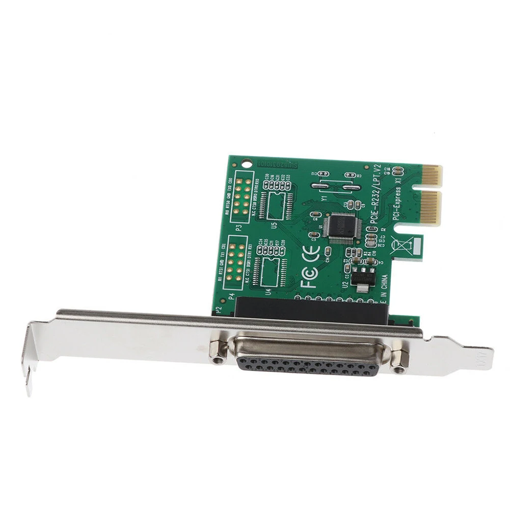 Высокоскоростные детали для принтера, аксессуары для экспресс-карт, PCI-E К LPT конвертеру, прочный 25pin Plug And Play, надежные компоненты адаптера