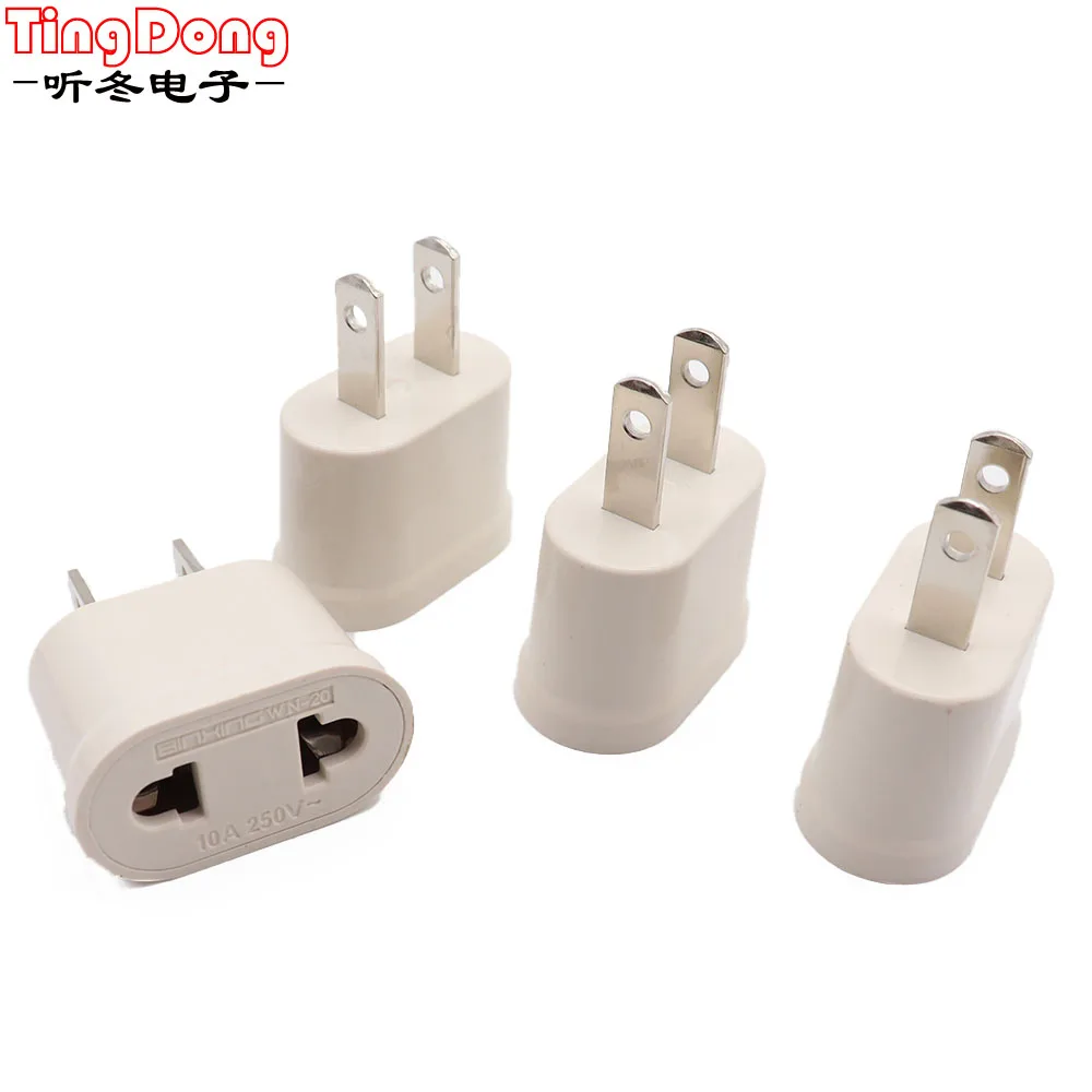 Американский адаптер с вилкой для ЕС в США настенная электрическая розетка