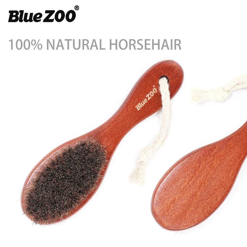 BlueZOO коричневая красная эвкалиптовая многофункциональная Конская щетка для