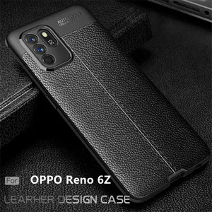 for oppo reno 6z case for reno 6z capas armor fashion phone bumper coque shockproof soft tpu leather for fundas reno 6 6z cover free global shipping
