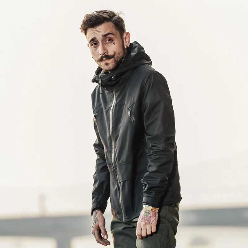 2019 весна-осень Камуфляжный ветровки мужские куртки на молнии Военная