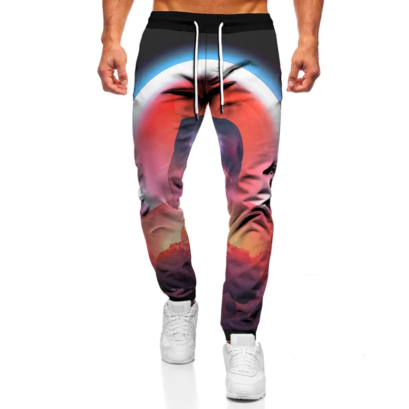 

Watercolor Painting 3D Printed Sweatpants Casual Harajuku Jogger Pants Colorful Track Pants Tracksuits Men/Women Trousers