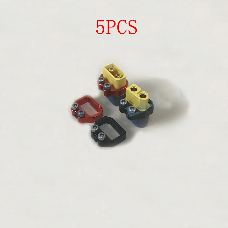 5 шт. XT60 алюминиевые заглушки с фиксированным основанием держатель соединителя