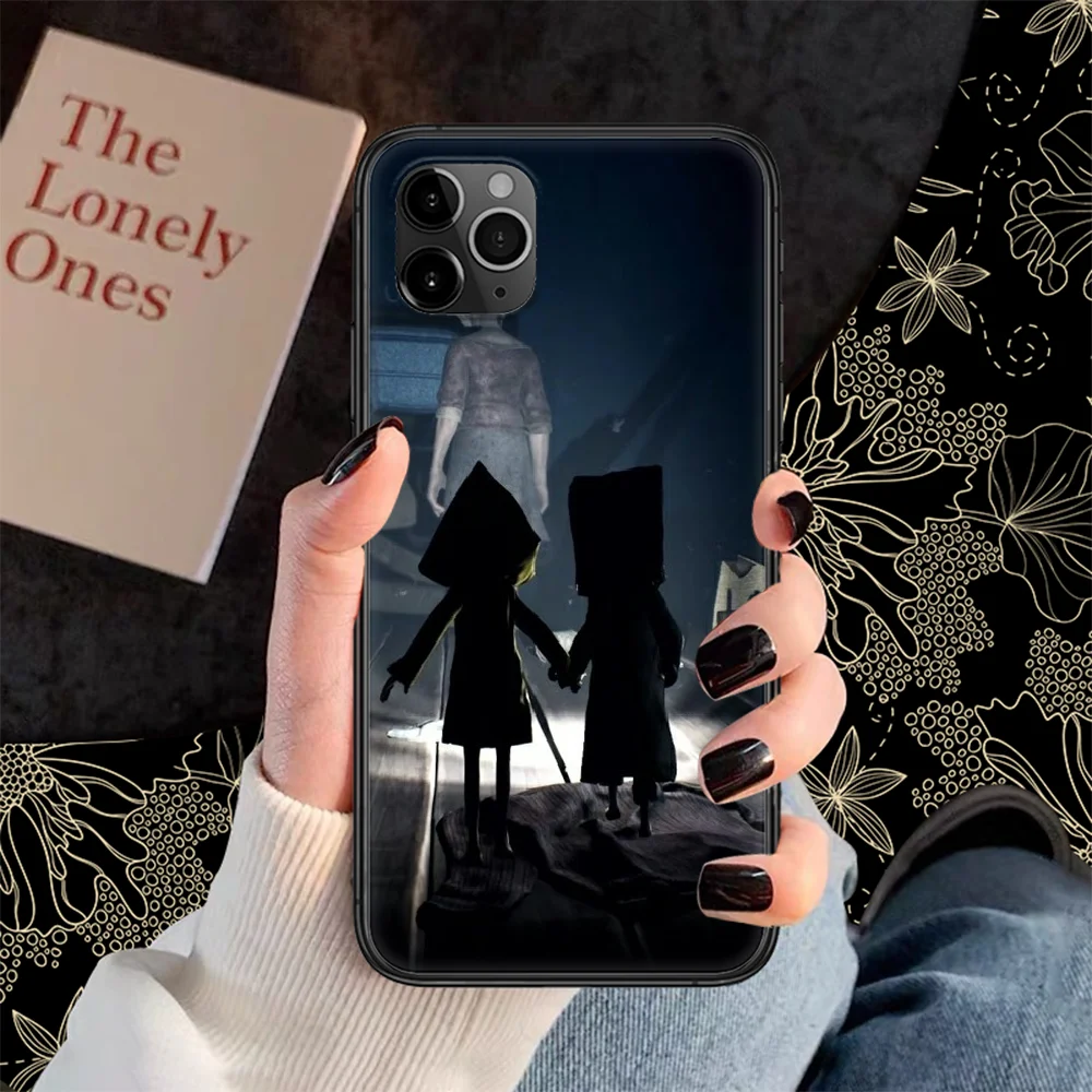 

Little Nightmares 2 Game Phone Case Cover Hull For iphone 5 5s se 2 6 6s 7 8 12 mini plus X XS XR 11 PRO MAX black art bumper