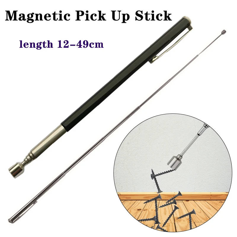 Портативная телескопическая магнитная палочка Регулируемая длина ручной
