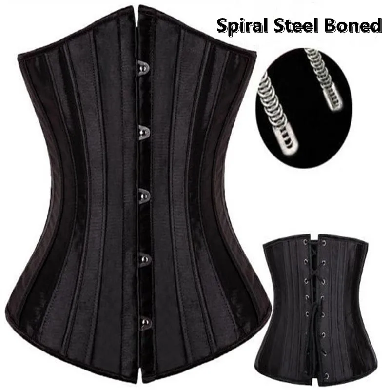 

Women'S Lumbar Retractable Abdominal Underwear Sports Leisure Body-Shaping Corset 24 Spiral Steel Bone Waist Fit Dress For Girls
