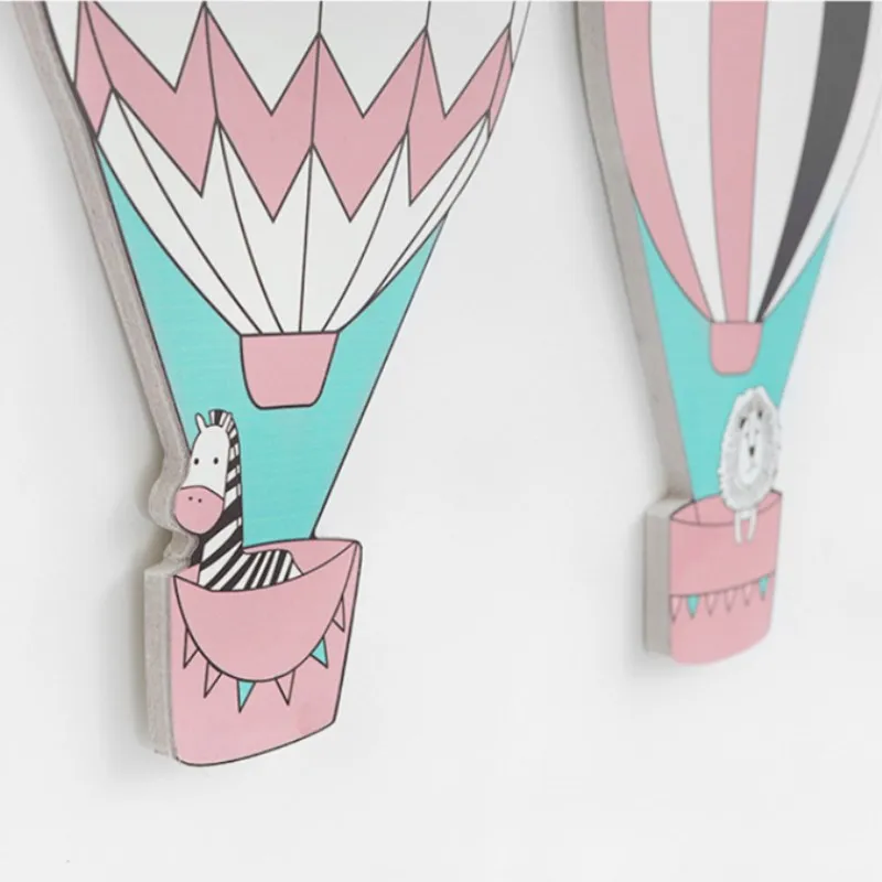 INS скандинавский деревянный воздушный шар украшения настенный стикер украшение