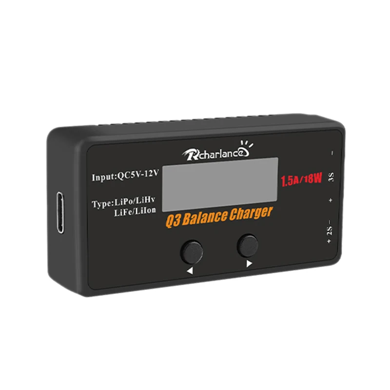 New-Q3 2-3S Balance Charger Li-Po/ Li-HV/ Li-Ion/ Li-Fe RC Battery Digital Discharger | Электроника