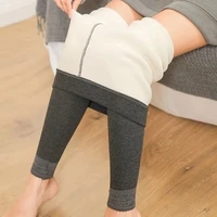 2021 new womens leggings spring winter thick lambswool warm pants sexy lace leggings female capris ankle length elastic pants