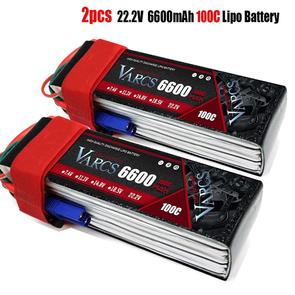 

Аккумуляторы VARCS Lipo 2S 7,4 В 11,1 В 14,8 в 22,2 в 6600 мАч C/C для радиоуправляемых автомобилей, внедорожников, багги, грузовиков, лодок, распродажа, запча...