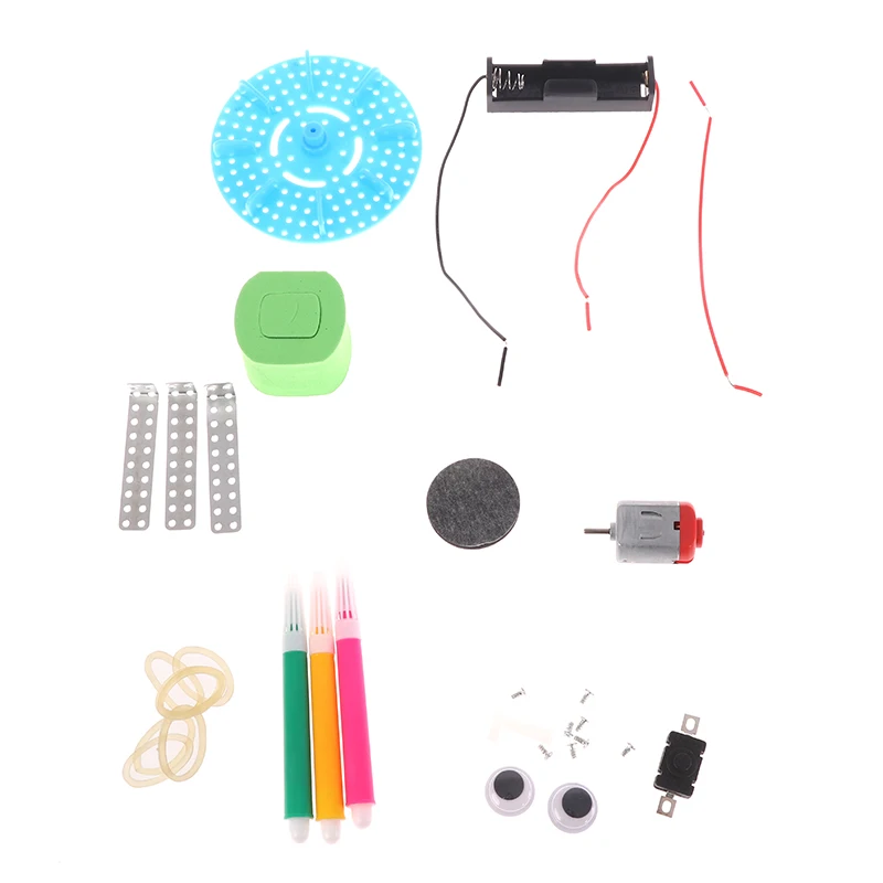 1PC Early Learning DIY Doodle Robot Technology Small Inventions Educational Toys | Игрушки и хобби