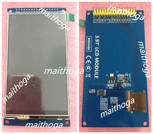 Maithoga ips 3,97 дюймов 16,7 М HD TFT ЖК-экран с адаптером платы(сенсорный/без касания) OTM8009A Drive IC 480(RGB)* 800 - Цвет: Screen with Touch