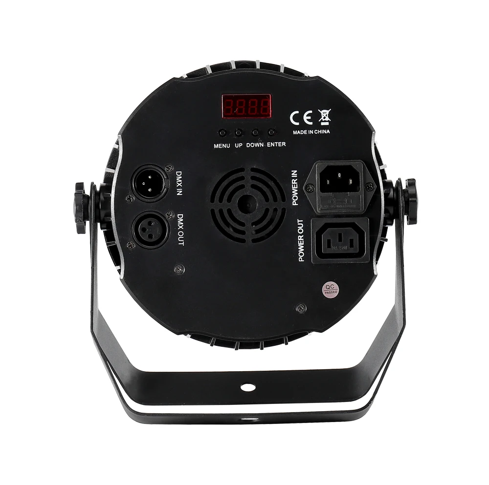 Цветной плоский светодиодный светильник TIPTOP с 2 эффектами 3x18 Вт RGBWA + UV 6 в 1 45