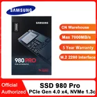 SAMSUNG SSD 980 PRO M.2 250 ГБ 500 ГБ 1 ТБ 980 PRO M2 Внутренний твердотельный диск M2 2280 PCIe Gen 4,0x4, NVMe 1.3c