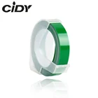 Пресс-этикетка CIDY для DYMO 1610, 12965, 1880, 1 шт., зеленый цвет, 9 мм х 3 м, MOTEX E101