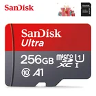 Двойной Флеш-накопитель SanDisk A1 микро sd карты памяти 256 ГБ 200 ГБ класс 10 микро sd 128GB microsd tf card 64 Гб оперативной памяти, 32 Гб встроенной памяти, 16 Гб флэш-памяти микро sd карты