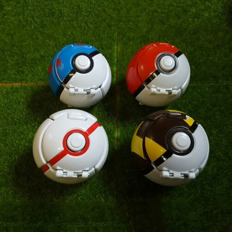 

Pokemon Reversible Explosion Deformation Poke Ball Action Figure Model Toy Collection Desktop Decoration Gift