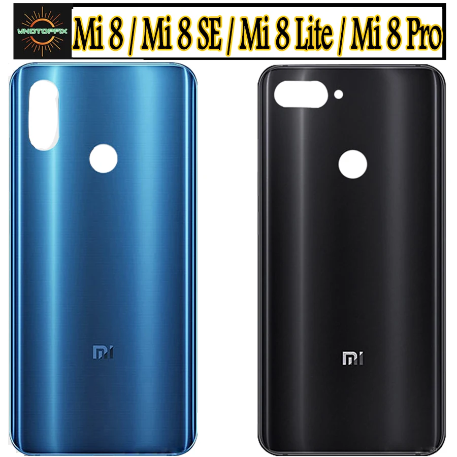 Крышка батарейного отсека для Xiaomi Mi 8 сменная крышка Mi8 Pro Задняя стеклянная