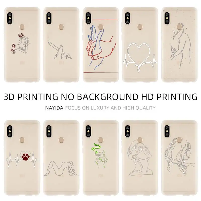 Мягкий силиконовый чехол для Xiaomi Redmi 9a 8a 7a 6a 5a 4a 9at 9Prime 9 8 7 6 5 K20Pro с абстрактными