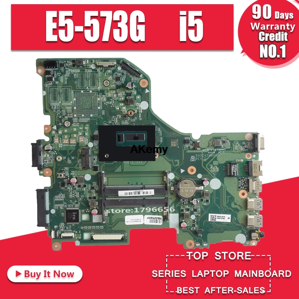

For Acer aspire E5-573G Laptop Motherboard I5-5257U CPU DA0ZRTMB6D0 NBMVH11006 MAIN BOARD