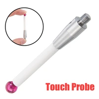 50mm length ceramic rod cmm touch probe stylus 6mm dia rubine ball ceramic shaft thread shank m4