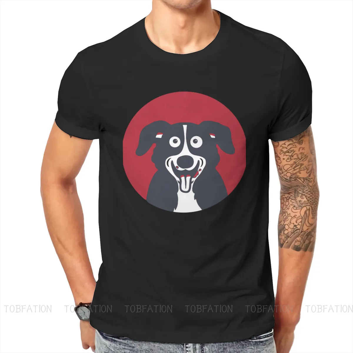 Novelty Style TShirt Mr Pickles Collie Dog Cartoons Comfortable Creative Gift Idea  T Shirt Short Sleeve Ofertas