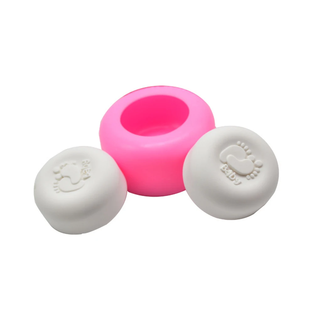 3D силиконовая форма для шоколадного торта украшения инструмент выпечки следы