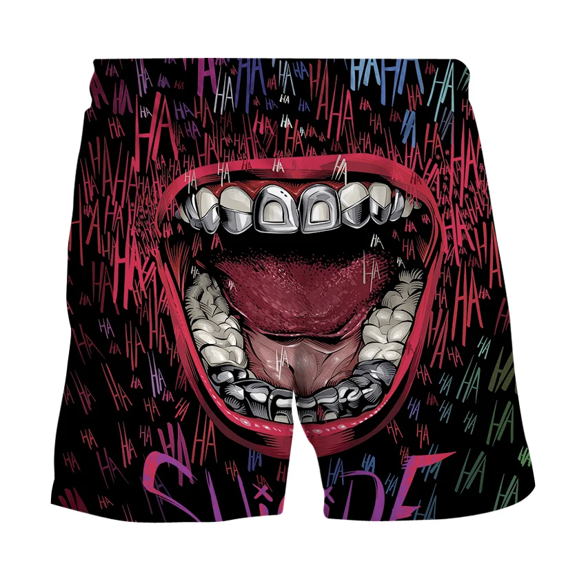 Шорты мужские/женские с 3D-принтом смешные свободные большого размера | Мужская