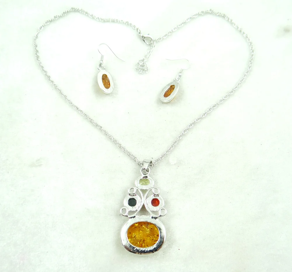 Оптовая продажа модное ожерелье с натуральными драгоценными модернистскими