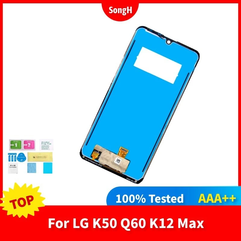 

6.26"For LG K12 max k50 Q60 X520 LMX520BMW LMX520EMW LCD Display Touch Screen Digitizer Assembly