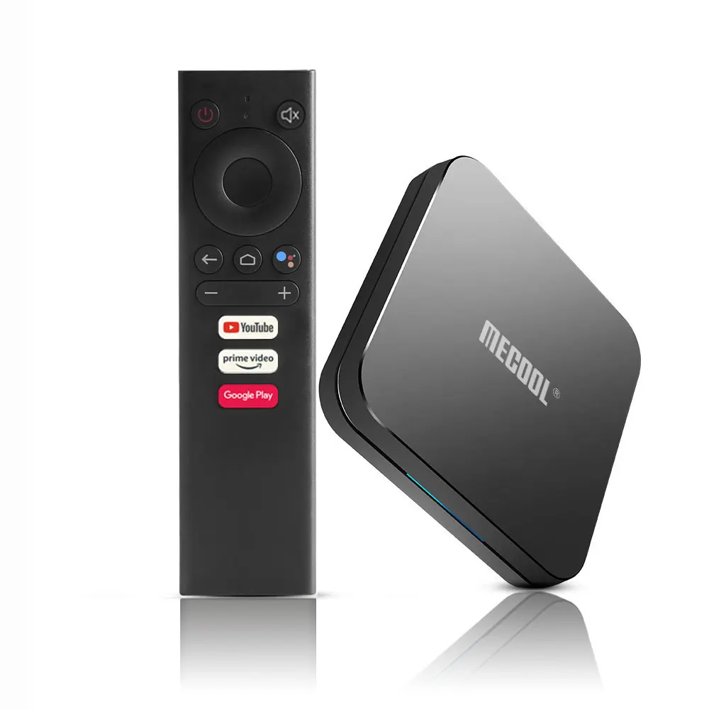 MECOOL KM9 Android 8 1 ТВ коробка 4G DDR4 32G ROM голос Управление USB 3 0 коробке 2. 4G/5 г Wi Fi 4 К Smart Box
