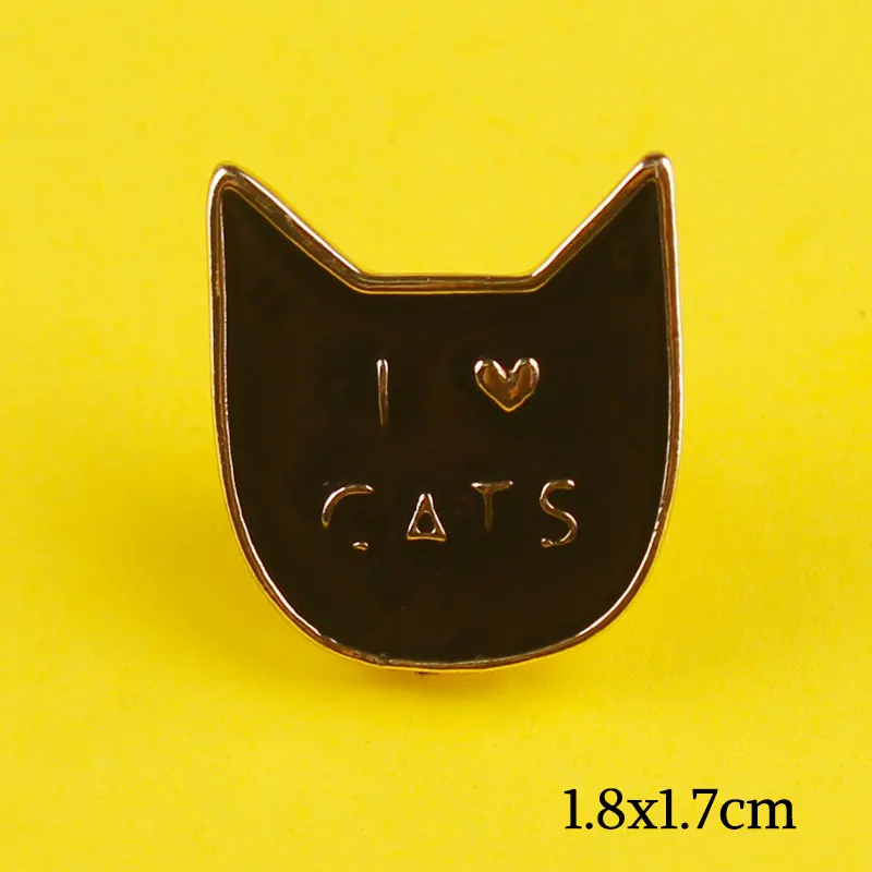 Lazy Cat Pin Badges On Clothes Enamel Pins Anime Icons Cartoon Metal Badges Stripes For Clothes Set Funny Badge For Jeans Jacket images - 6