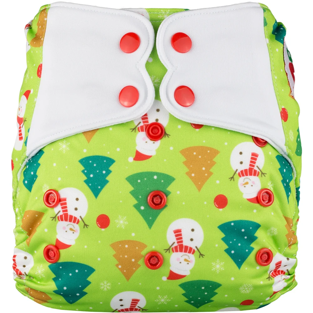 Все в одном ElfDiaper AIO высокое качество подгузник с пришитыми и пришитыми вставками - Цвет: A01Y55