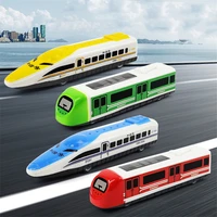 2pcslot mini pull back train toy for kids mobile vehicle car model diecasts cartoon racing car toys boys gift cake decoration