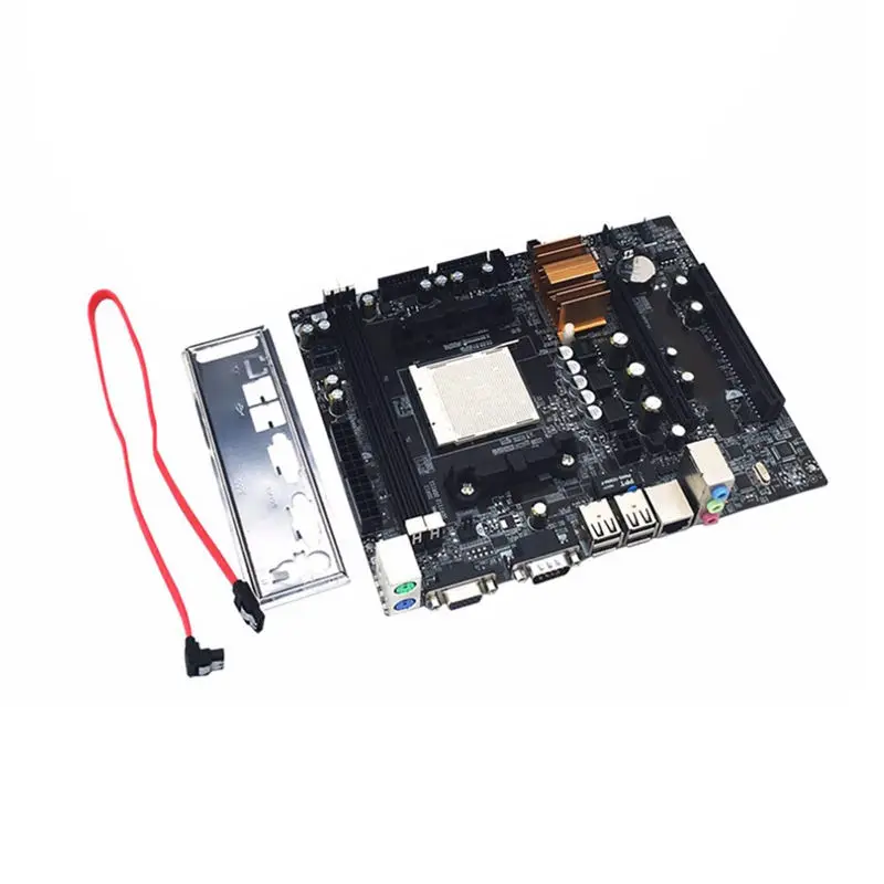N68 C61 Desktop Computer Motherboard Support For Am2 Am3 Cpu Ddr2+Ddr3 Memory Mainboard With 4 Sata2 Ports | Электроника