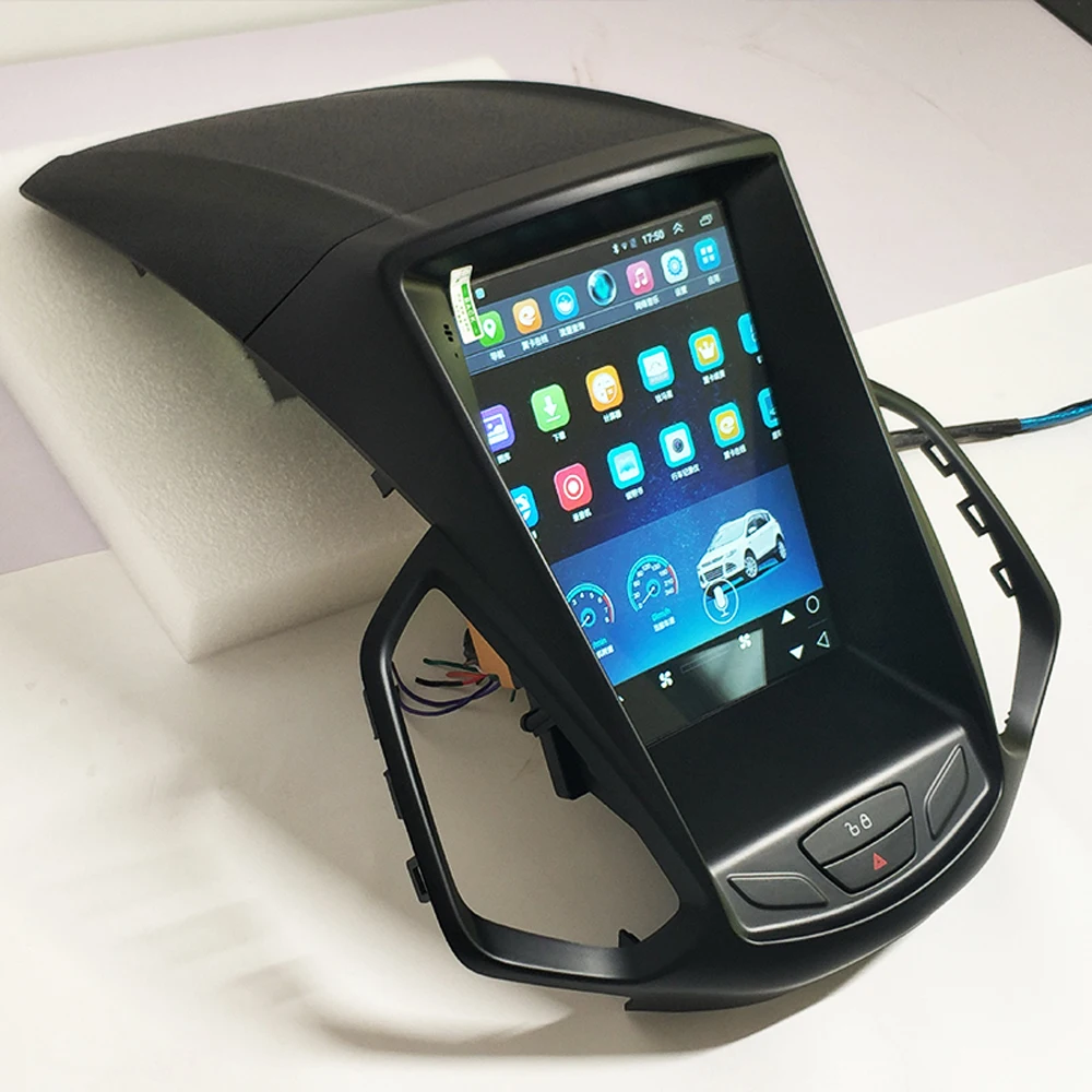 Для FORD EcoSport Android вертикальный экран Тесла Автомобильный мультимедийный GPS Радио