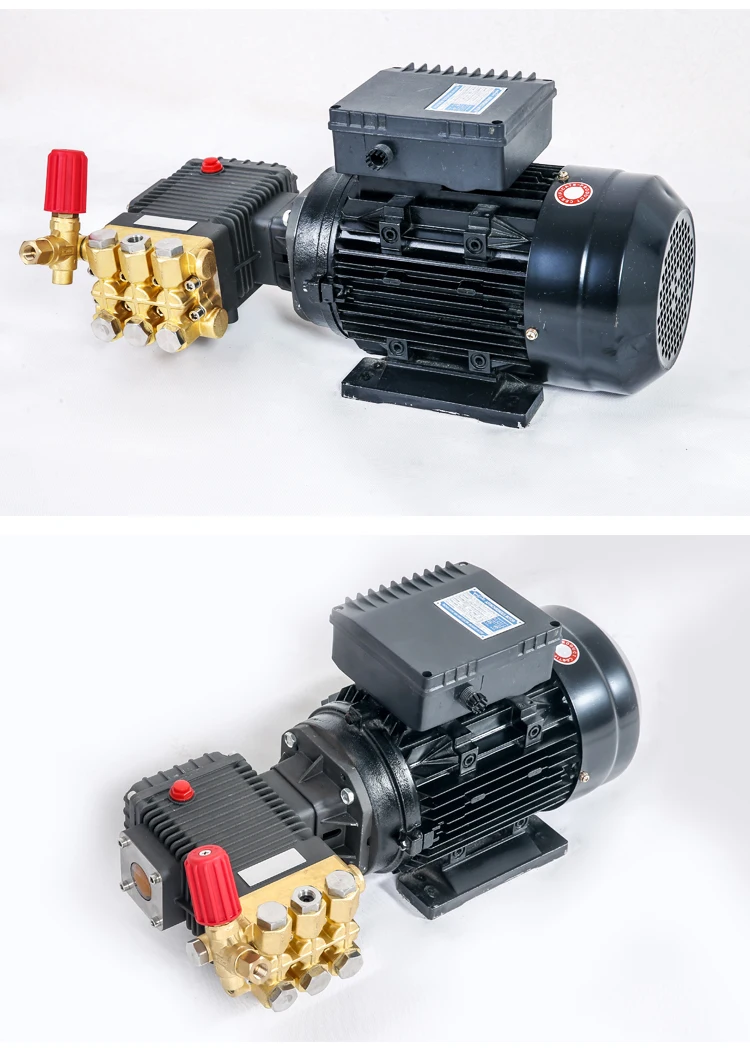 Латунный триплексный плунжерный насос для запотевания 8 30LPM 40 70Bar 180bar 1 5 кВт