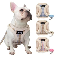 winter small dog harness vest and leash set cotton comfortable soft puppy dog harness and leads cat pet harness for small dogs