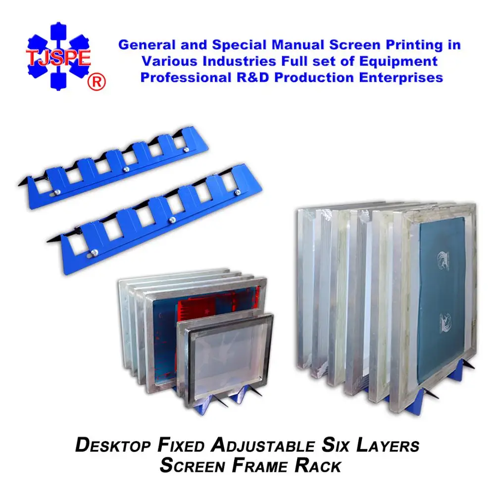 

Настольная фиксированная Регулируемая шестислойная Рамка для экрана стеллаж для экрана