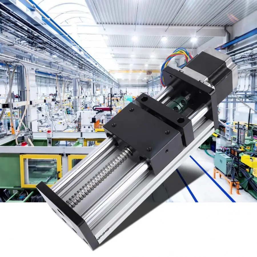 400 мм линейный направляющий стол с Nema17 42 Шаговый двигатель CNC часть