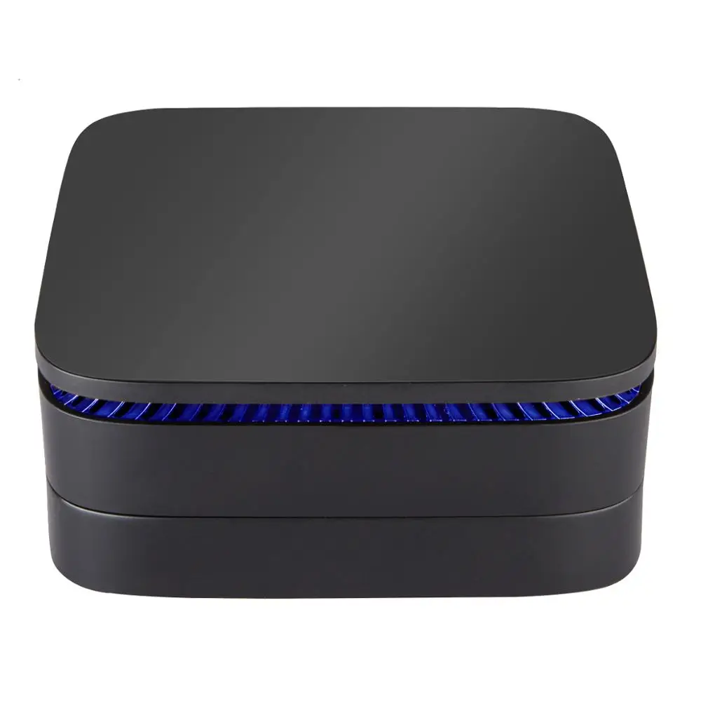 Мини ПК AK1 Intel Celeron Apollo Lake J3455 четыре ядра Windows 10 4 Гб ОЗУ 32 ПЗУ SATA SSD HDD двойной дисплей