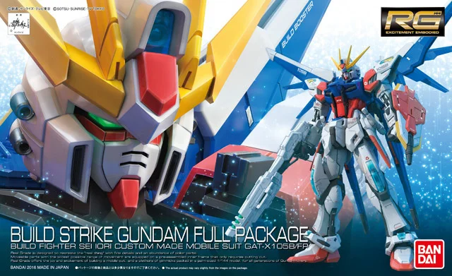 

14CM Original Bandai Gundam RG 23 1/144 Build Strike Full Package Figure Rise Anime Figurals Brinuqedos