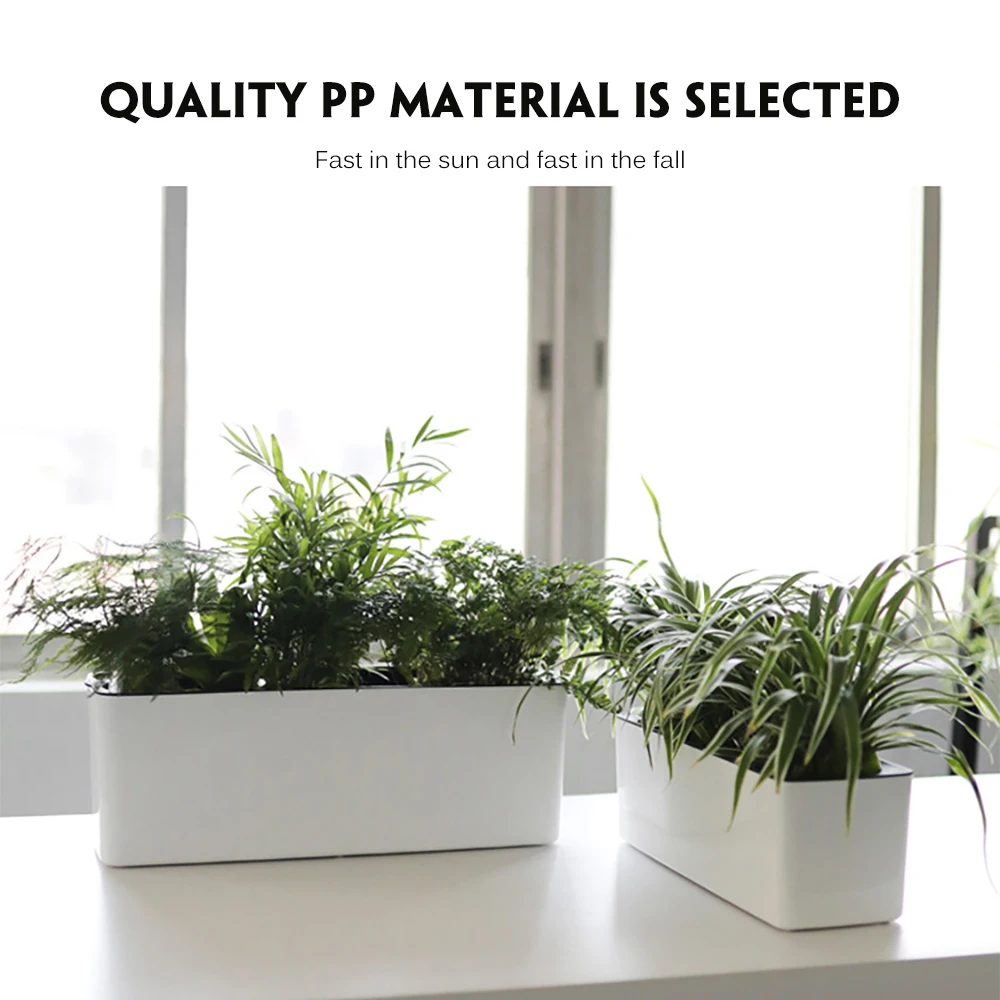 Новый креативный прямоугольный пластиковый автоматический полив цветочный