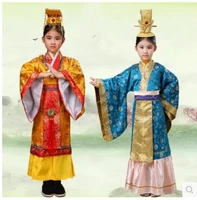 childrens cosplay costume boy emperor robes han tang dynasty king prince costume mens performance clothing for party maquerade