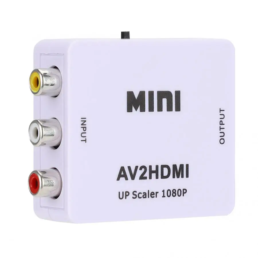 1080P USB питание AV в HDMI HD видео конвертер для телеприставки DVD/VCD игровых консолей