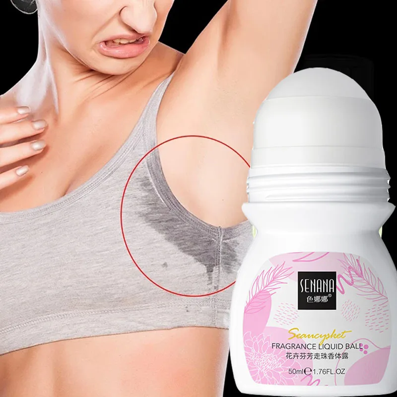 

New Ball Body Antiperspirants Underarm Deodorant Roll On Bottle Women's Fragrance Men Smooth Dry Body Essence 50ml